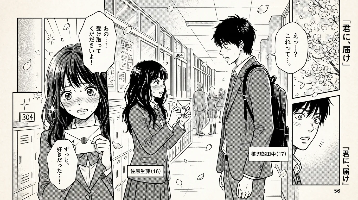 Comic page with Japanese text before AI translation