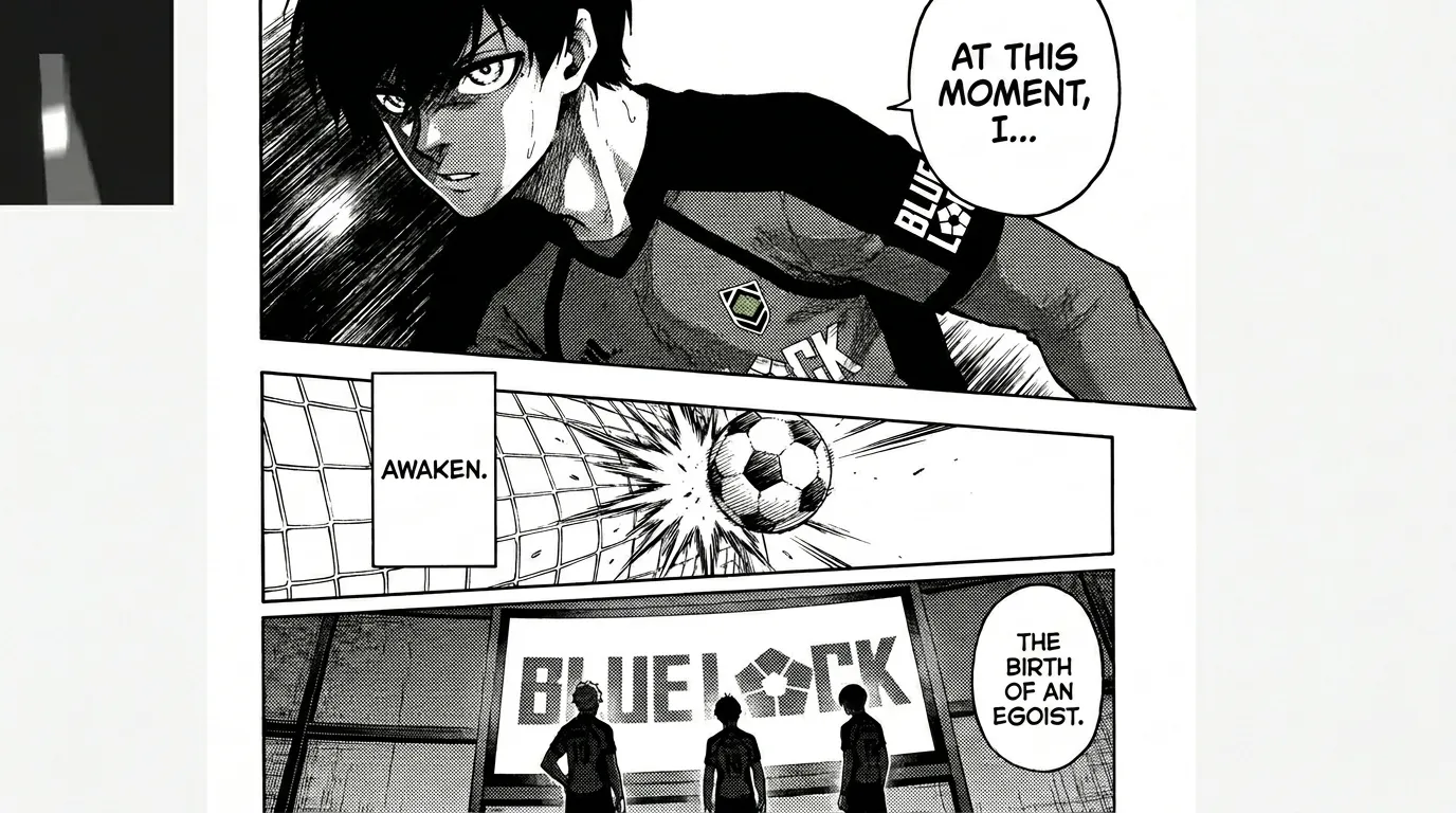 Comic page with AI-translated English text in speech bubbles